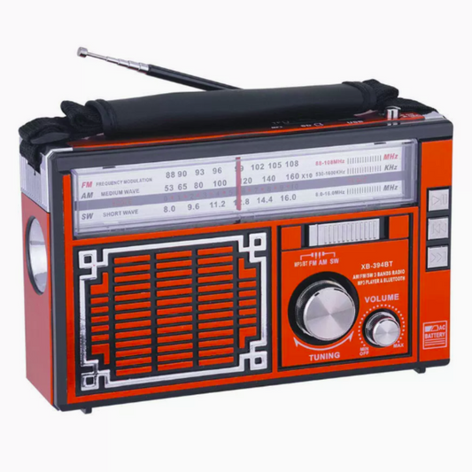 RADIO VINTAGE SOLAR PARA CAMPO