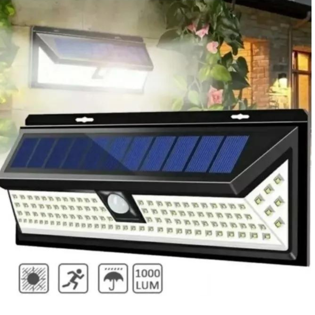 Lámpara Ancha de Pared LED Solar