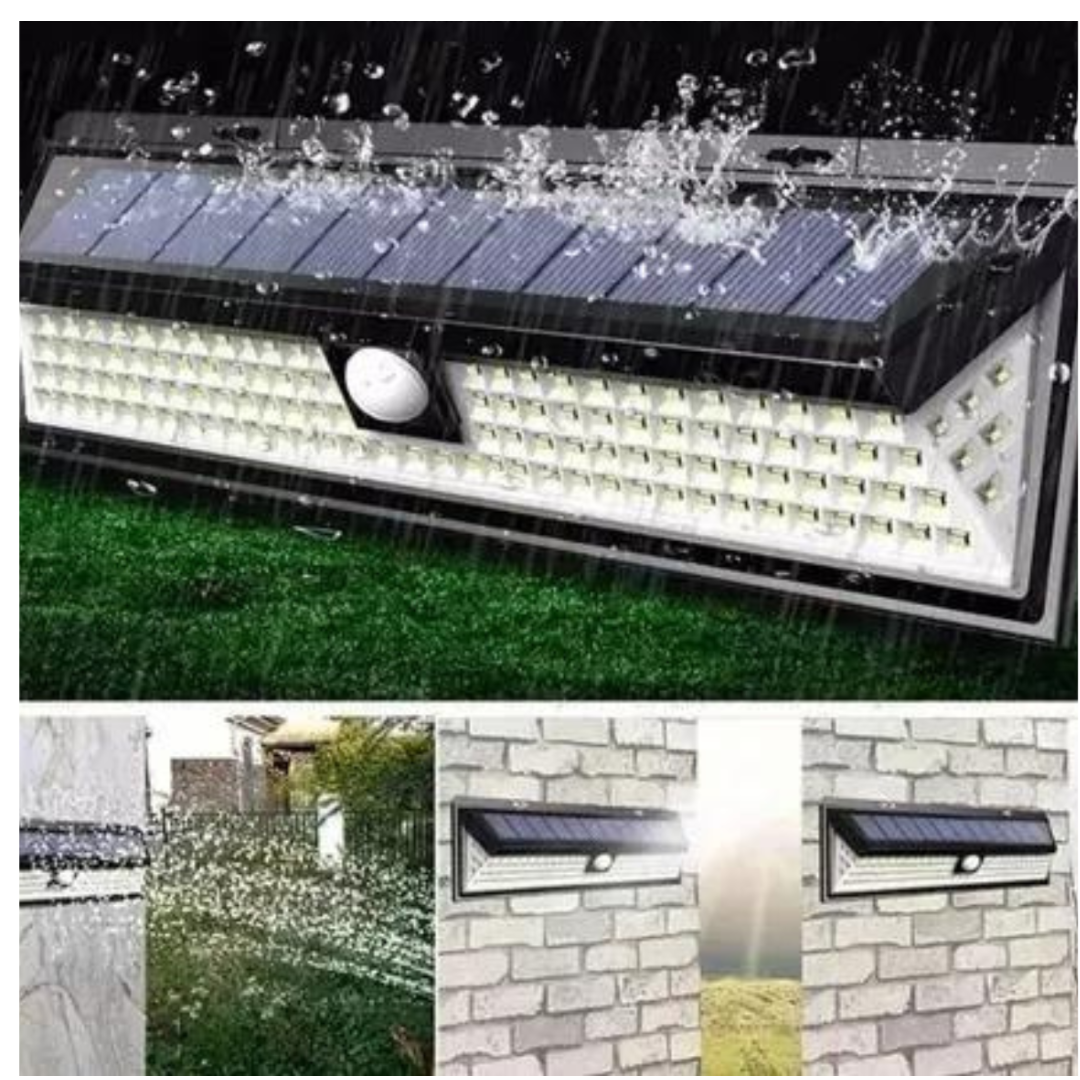 Lámpara Ancha de Pared LED Solar