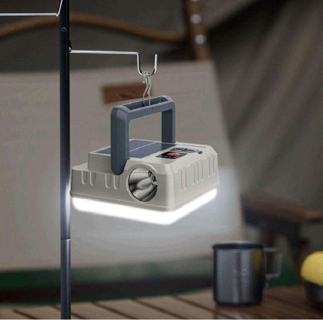 Linterna Led Solar Camping Portátil